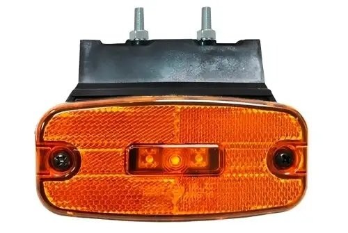 фонарь габаритный !желтый прямоугольный LED 24V, 111x51 с Г-кронштейном \Univers M720304 MARS