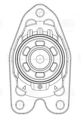 Опора амортизатора для а/м BMW 3 F3x (11-)/X1 F48 (15-)/1 F20/F21 (11-) (задн.)  SA 2590 TRIALLI