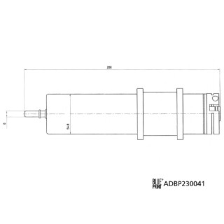 Фильтр топливный BMW 5 (G30),7 (G11),X3 (G01) BLUE PRINT ADBP230041 BLUE PRINT