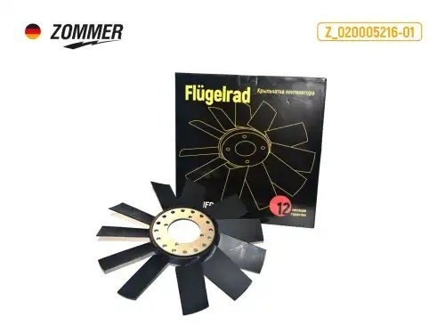 Вентилятор охлаждения дв. Cummins ISF 3.8L (крыльчатка) Z02000521601 ZOMMER