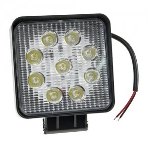 Фара рабочего света 115мм 27W (рассеянный свет) квадратная MISTAR MIS27WFLOODSQ MISTAR