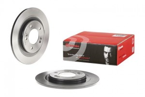 08C25021 диск тормозной задний! D=284мм\ Hyndai i40 08.C250.21 BREMBO