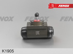 Цилиндр тормозной рабочий 19.05мм, задний Chevrolet Aveo T300 11-, Cobalt 13- K1905 FENOX