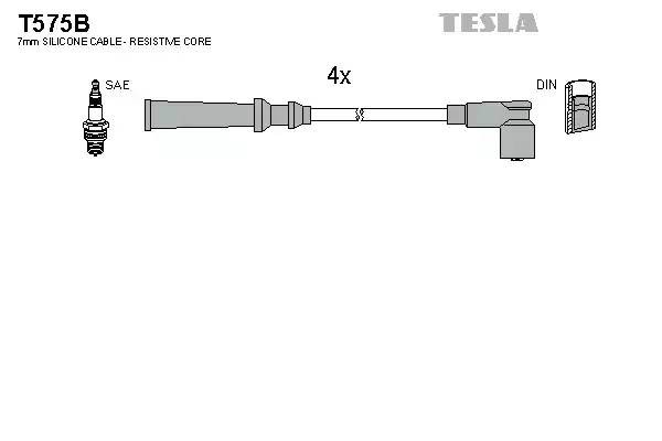 Комплект проводов зажигания T575B T575B TESLA