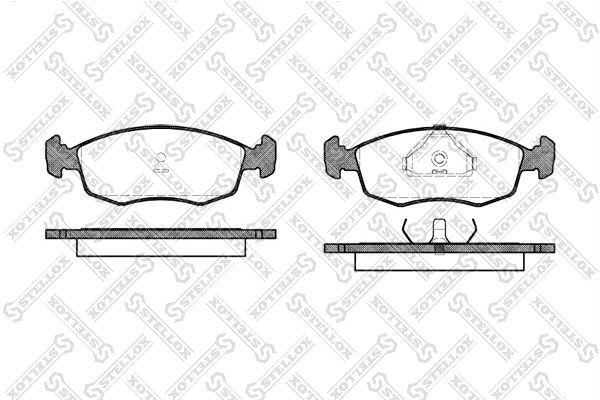 172 00=FDB579 !колодки дисковые п.\ Ford Scorpio 1.8-2.5TD 85-94/Sierra 1.6-2.3D 183-000-SX STELLOX