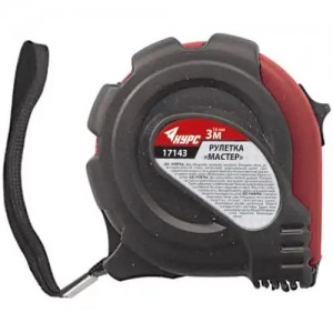Рулетка 3м 16мм двухкомпонентный корпус КУРС 17143 KURS