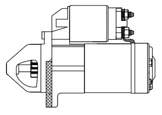 Стартер для а/м Nissan Note E12 (12-) 1.2DIG-S 1,4кВт (LSt 1407) LST1407 START VOLT