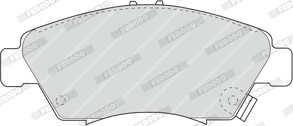 Колодки торм.пер. FDB776 FERODO