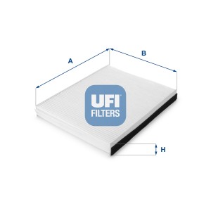Фильтр салонный VW AMAROK, TOUAREG (7L), TRANSPORTER V/VI 53.189.00 5318900 UFI