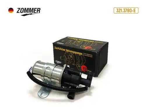 Насос отопителя салона d=16 24В КАМАЗ, МАЗ  (2 контакта Евро разъём) 3213780E ZOMMER