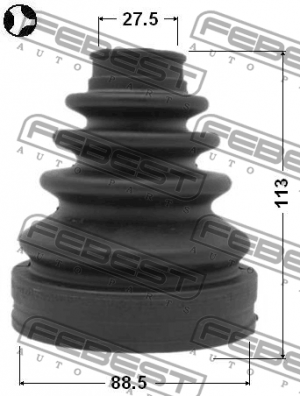 TOYOTA LAND CRUISER (120)/PRADO (2002-2009) 0115-GRJ120T FEBEST