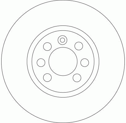 Диск тормозной передний OPEL ASTRA H, MERIVA DF4426 DF4426 TRW
