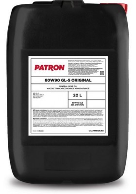 Масло трансмиссионное GL-4/5 80W90 мин.20л PATRON 80W90GL520LORIGINAL PATRON