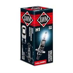 Лампа галогенная H1 12V 55W "AWM" (P14,5S) 410300001 AWM