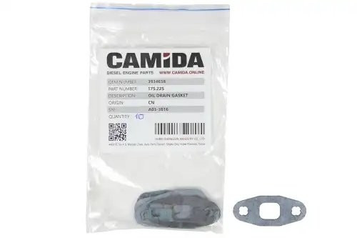 Прокладка трубки слива масла с турбины КАМАЗ дв. Cummins ISBe150, ISF3.8 3934638 175225 CAMIDA