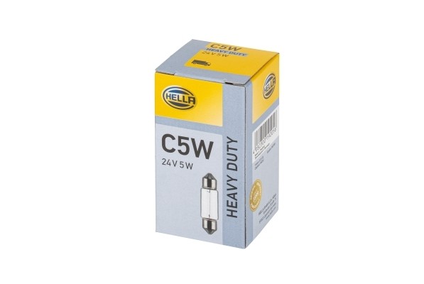 Лампа подсветки C5W 24V 5W "Hella" (SV8,58)  10шт 8GM002092-241 HELLA
