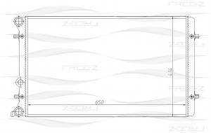 Радиатор AUDI A3/TT 96-VW Golf/Bora 97-SKODA Octavia 96- KK0202 KK0202 FREE Z