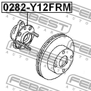 Ступица 0282-Y12FRM 0282-Y12FRM FEBEST