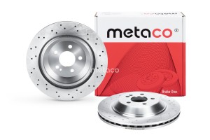 Диск тормозной задний 3060341 3060341 METACO