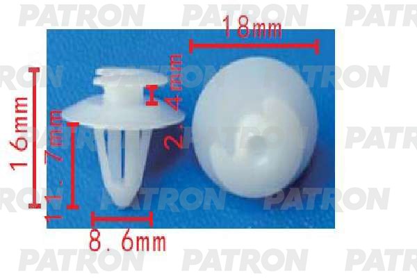 КРЕПЛЕНИЕ ОБШИВКИ ДВЕРИ MERCEDES BENZ ALL FORD EUROPA P371653 PATRON
