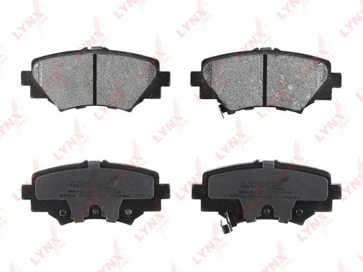 колодки дисковые! задние с антискрип. пластинами\ Mazda 3 1.5/2.0/2.2D 13> BD-5129 LYNXAUTO