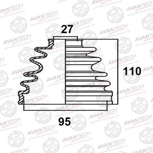 Пыльник привода Avantech BD0209 AVANTECH