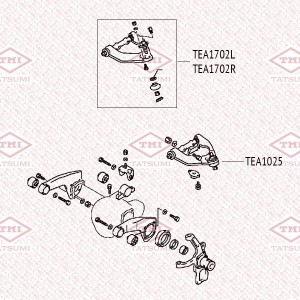 Опора шаровая верхняя L/R MITSUBISHI L200/Pajero 90- TEA1025 TEA1025 TATSUMI