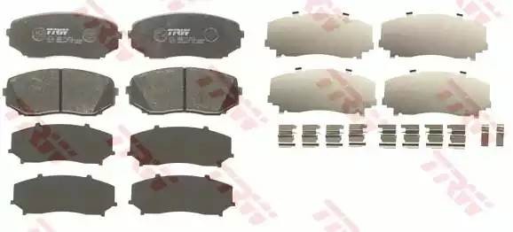 Колодки передние MAZDA CX-7 (ER), CX-9 (TB) GDB3471 GDB3471 TRW