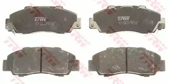 Колодки тормозные HONDA Accord (91-98), CR-V (95-02) передние (4шт.) TRW GDB3177 TRW