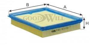 Фильтр воздушный AG611 AG 611 GOODWILL