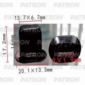 Фиксатор CITROEN FIAT NISSAN RENAULT пластиковый PATRON P370941 PATRON
