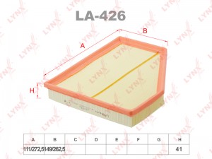 фильтр воздушный! BMW 1(F20)/ 3(F30) 2.0-3.0 14> LA-426 LYNXAUTO
