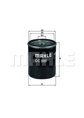 RENAULT CLIO I (1991-1998) OC986A MAHLE KNECHT