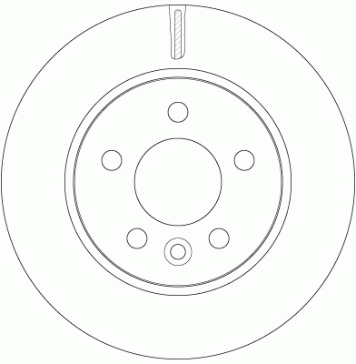 Диск тормозной передний VW AMAROK DF6482 DF6482 TRW