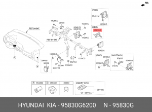 95830G6200 БЛОК УПРАВЛЕНИЯ СИСТЕМОЙ ОСВЕЩЕНИЯ 95830G6200 MOBIS