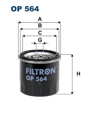 Фильтр масляный OP564 OP564 FILTRON