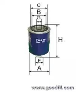 Фильтр топливный FG536 FG 536 GOODWILL