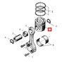 Поршень двигателя FAW J7 CA6DM3 OE 1004011M50000JZ FAW