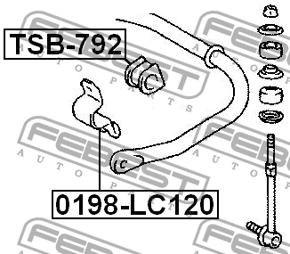 TOYOTA 4 RUNNER/HILUX/CARINA TSB-792 FEBEST