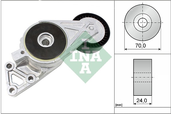 Ролик приводного ремня VW Bora,Golf,Passat,Sharan,T5 AUDI A3,TT натяжителя (с де 533 0076 30 INA