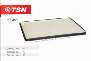 фильтр салона!  Kia Ceed 1.4/1.6/2.0/1.6CRDi/2.0CRDi 06> 97468 TSN