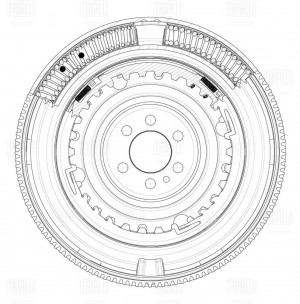 Маховик двухмассовый FW 1833 TRIALLI