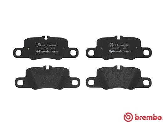 Колодки тормозные дисковые PANAMERA 970/971 09 P65020 P65020 BREMBO