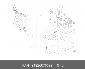 Крышка 81326070038 MAN