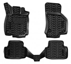 Ковры в салон (3D с подпятником) Skoda Octavia (A7) (2013-) компл. 4 шт., (крепе ACM-PS-60 AIRLINE