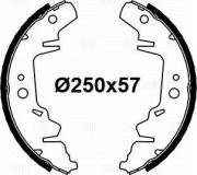 Колодки торм. Kia Carnival (98-)/Chrysler Voyager (95-) барабан. 250x57 (GF 4517 GF4517 TRIALLI