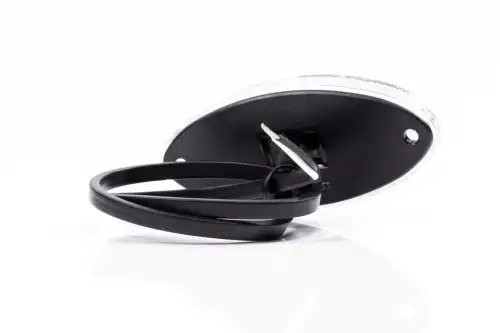 фонарь габаритный! белый LED 12-36V овальный 102.4x45.2 с кабелем 0.5м\ FT061BLED FRISTOM