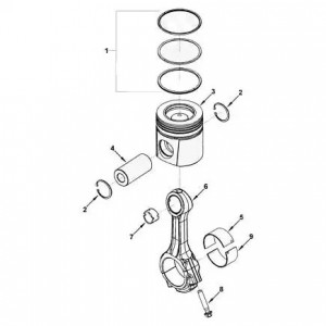 Втулка шатуна КАМАЗ Камминз ISBe, EQB, ISDe, BT, 3310 ISF 3.8 (Haffen) 0200 HAFFEN
