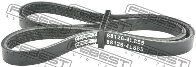Ремень поликлиновой 4 клина 88126-4L855 88126-4L855 FEBEST