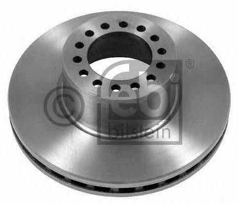 Диск тормозной MERCEDES Atego передний (377/106х45/134мм) (1шт.) FEBI 21155 FEBI BILSTEIN